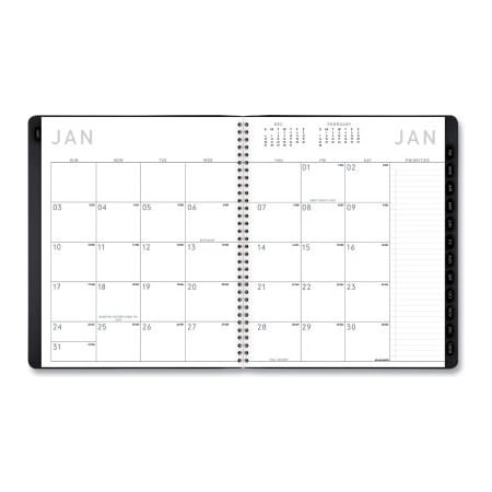 At-A-Glance AT-A-GLANCE Contemporary Monthly Planner, Premium Paper, 11 x 9, Black Cover, 2022 70260X05
